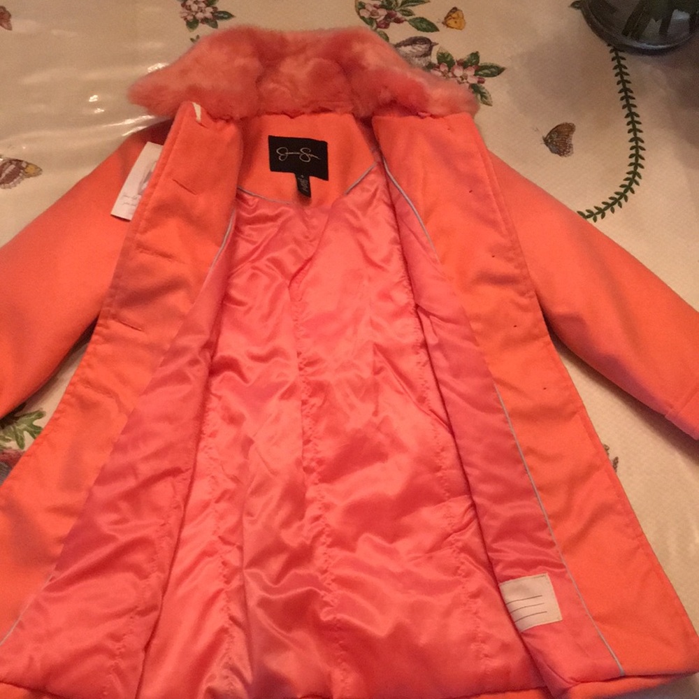 Peach melon girls blazer brand new never used.